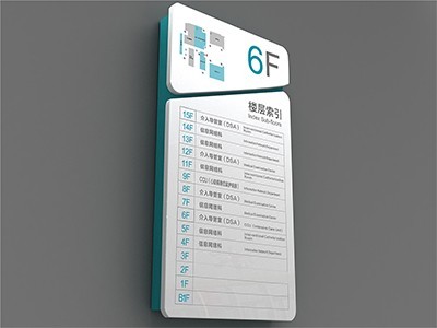 醫(yī)院樓層索引標(biāo)識(shí)